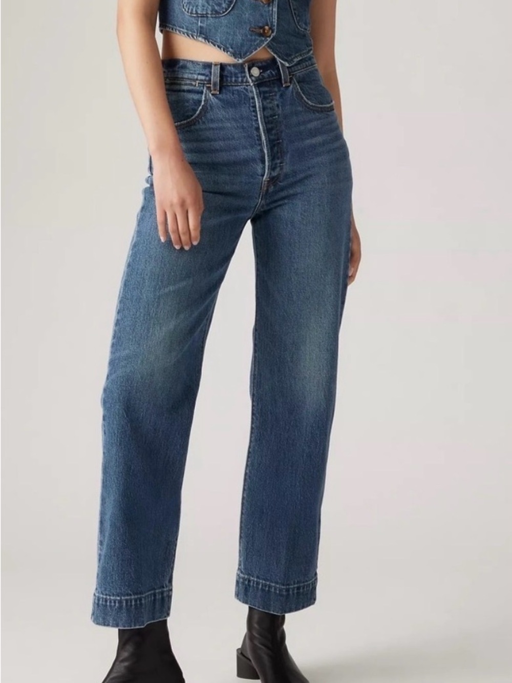 Levi’s ribcage ankle straight